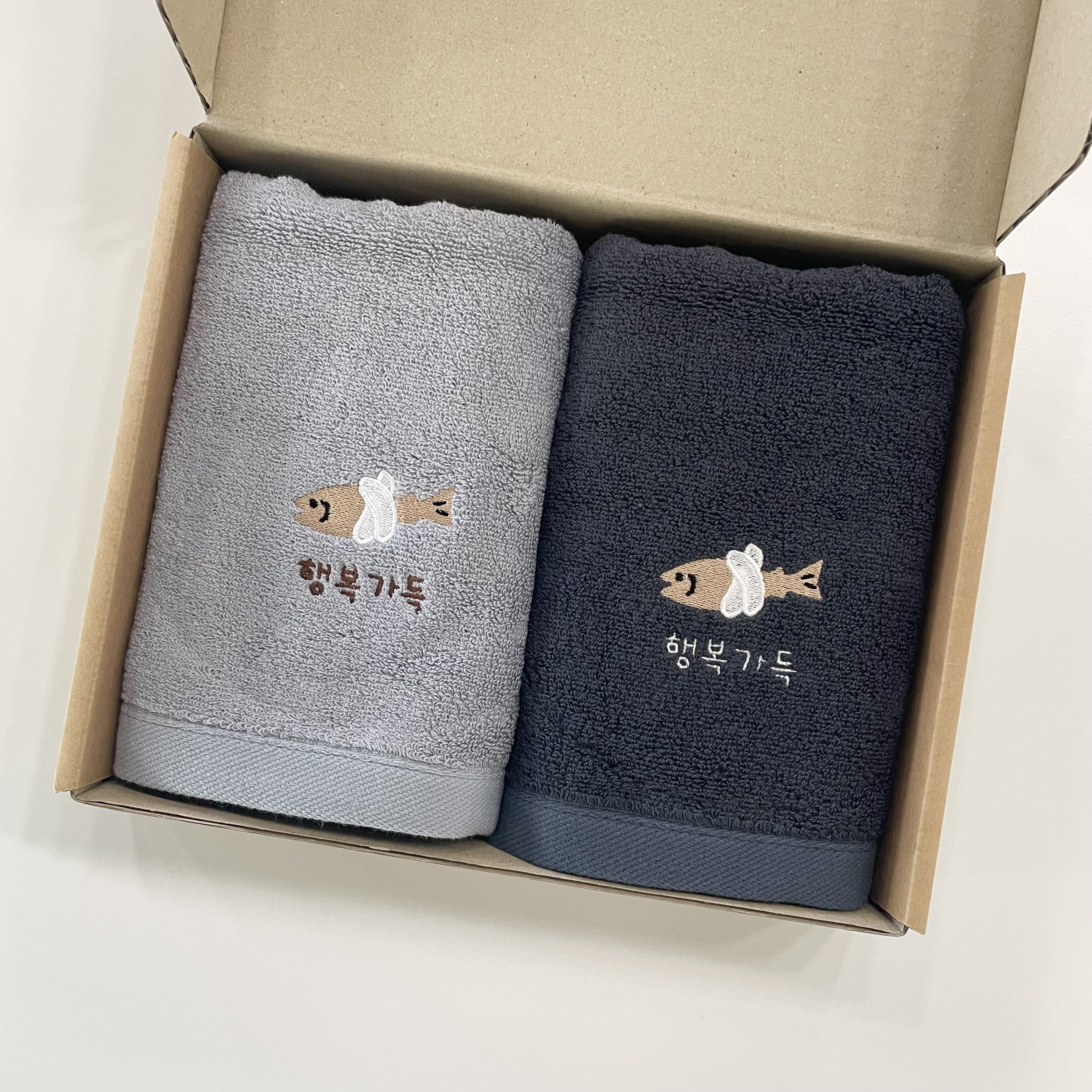 액막이 명태 수건 세트 / 집들이 개업 이사 자취 기숙사 선물