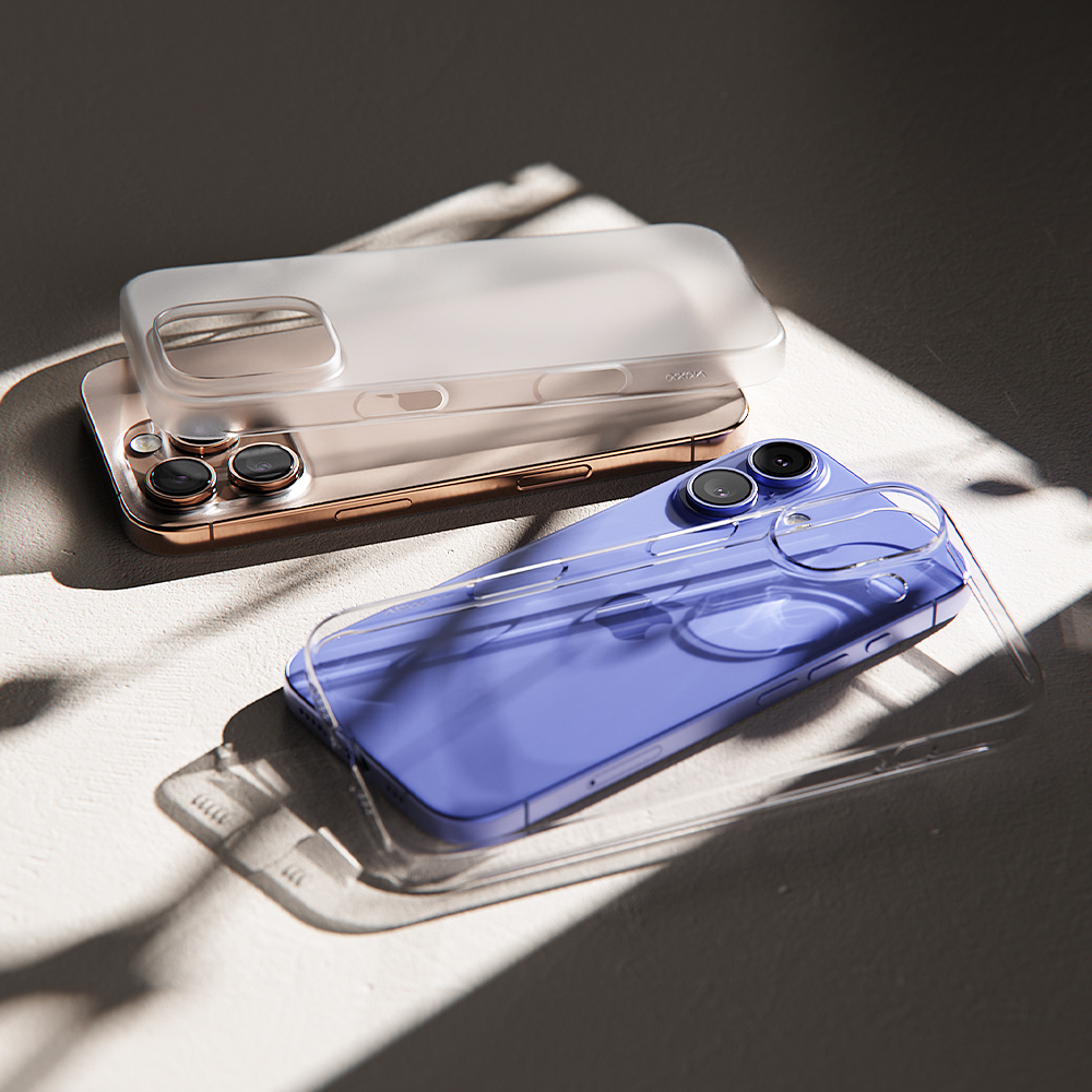 빅쏘 초슬림 변색없는 클리어 케이스 매트 투명, 아이폰16 프로 맥스 - 상세 이미지 4