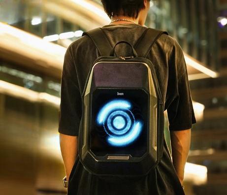 디붐 백팩 Cyberbag 픽셀 아트 LED 스크린 배낭 카메라 노트북 가방 - 상품 이미지