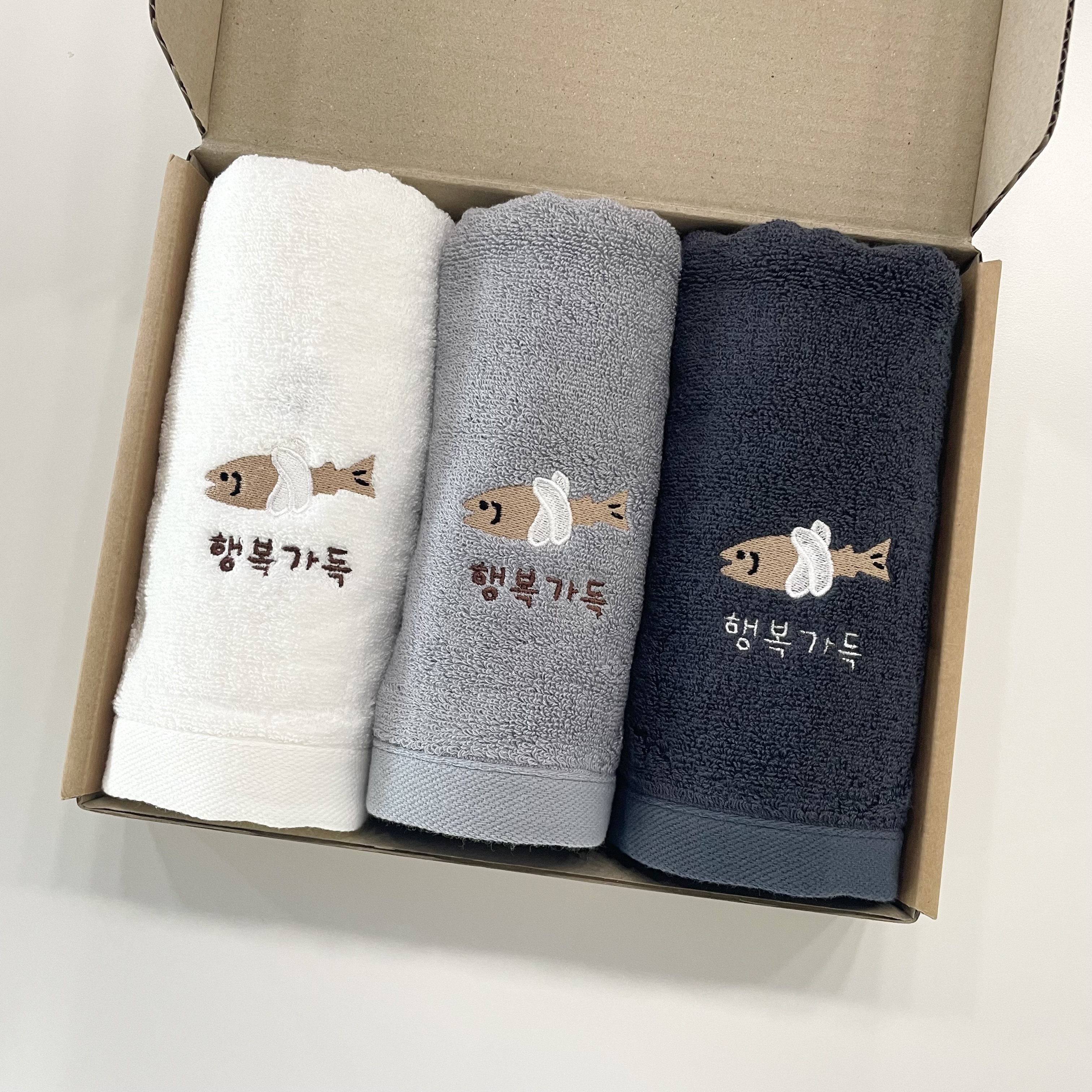 액막이 명태 수건 세트 / 집들이 개업 이사 자취 기숙사 선물 - 상세 이미지 3
