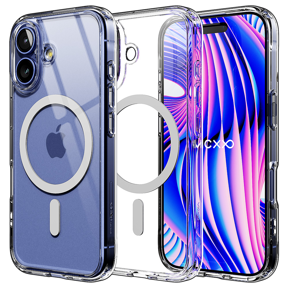 빅쏘 하드 범퍼 맥세이프 케이스 투명, 아이폰16