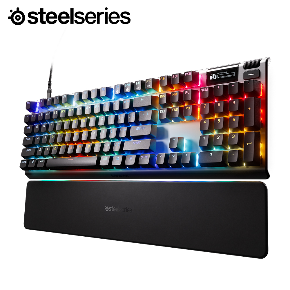 스틸시리즈 Apex Pro Gen 3 자석축 게이밍 키보드 블랙/풀배열/영문자판, 마그네틱축 - 상품 이미지