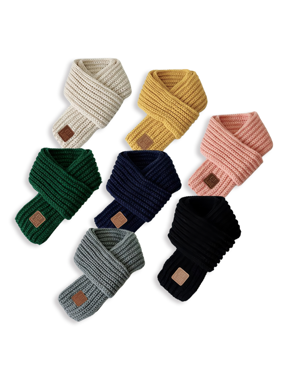 유아 아동 키즈 여아 남아 어린이 초등 겨울 털 방한 목도리 머플러 - 상품 이미지