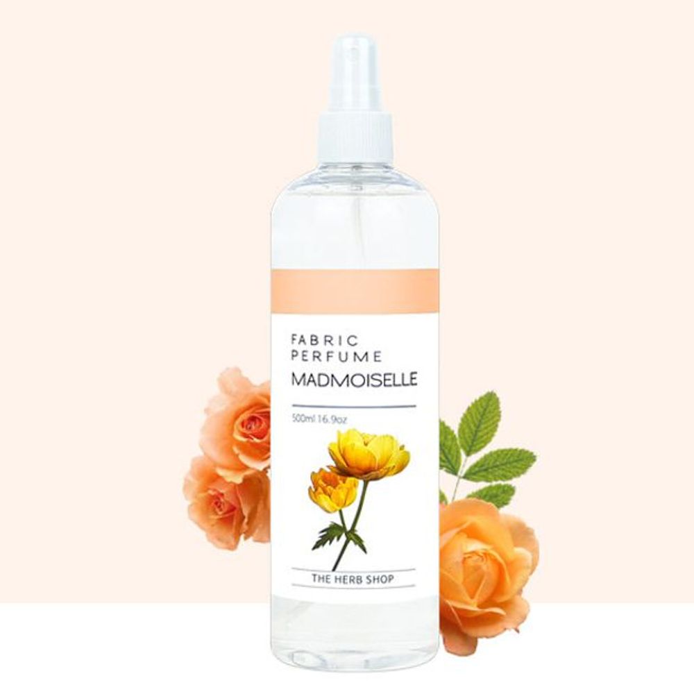 섬유 향수 마드모아젤 부드러운 향 섬유 탈취 스프레이 500ml : 조씨아저씨네