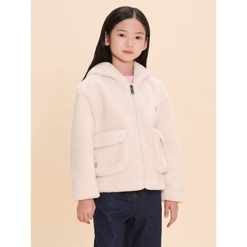 [BEANPOLE KIDS] 보아플리스 베이직 집업 점퍼  베이지 (BI4939U01A) : 빈폴키즈