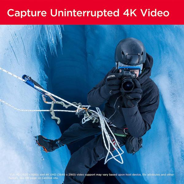 V30 익스트림 프로 SD 카드 메모리 카드 카메라 캠코더용 200 MBs 4K 비디오 32GB 64GB 128GB 256GB 512GB 1TB 최대 200 MBs : 리셀바이