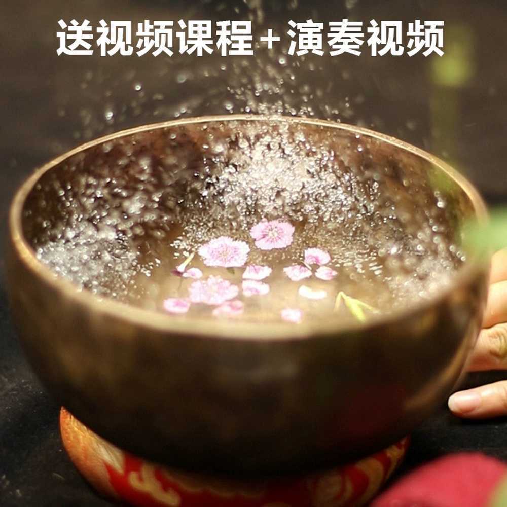 싱잉볼 사운드 테라피 릴렉스 힐링 좌종 보울 불교 직경 14-15cm - 상세 이미지 4