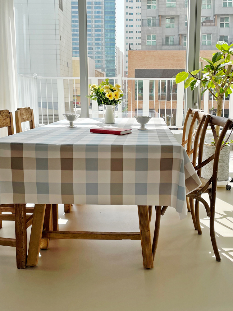 쇼니홈리빙 캠핑식탁보 방수테이블보, 4인용(140x180cm)