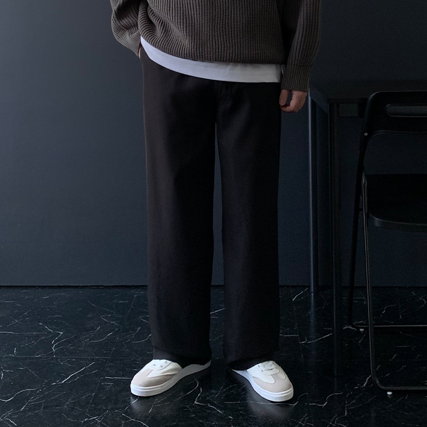 1+1 남자와이드팬츠 구김없는 통넓은바지 이미지 7