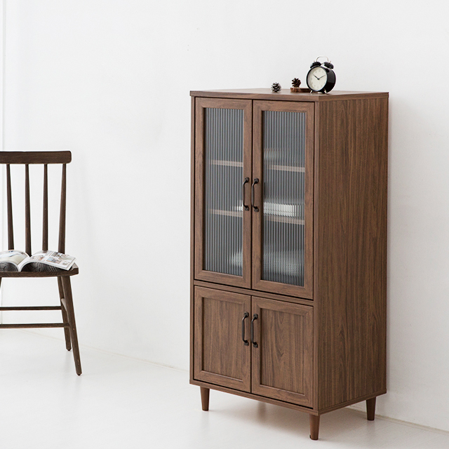 레탄토 4문 수납장 PWM12560G 600x450x1250mm, 2단, 미들브라운 5336.6919 - 상세 이미지 5
