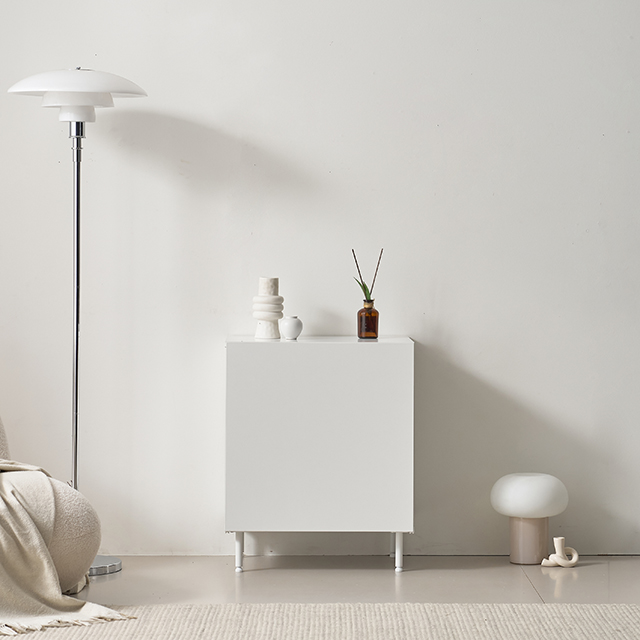 모노 월플렉스 멀티거실수납장 600(스틸다리형) 속깊은 거실 미니수납장 TV다이