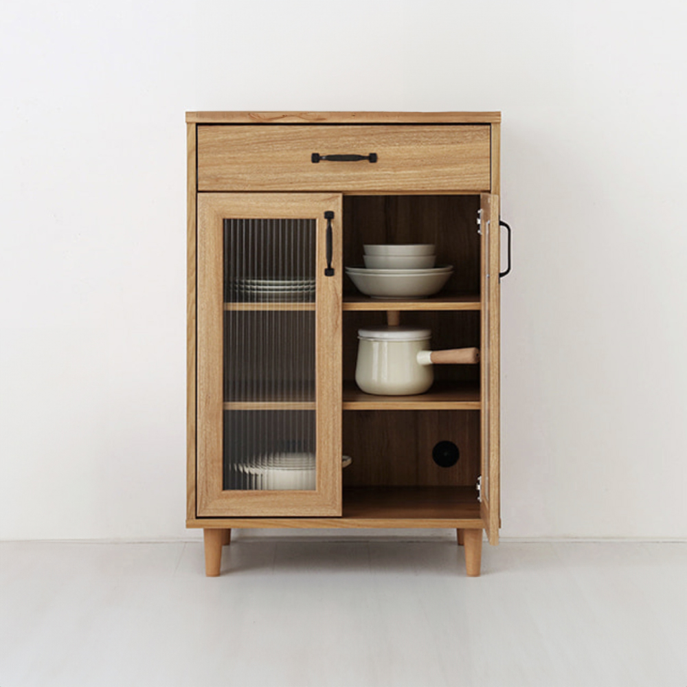 레탄토 서랍문 수납장 CHM9060 600x400x900mm, 2단, 캄포어베니어 5747.6427 - 상세 이미지 3