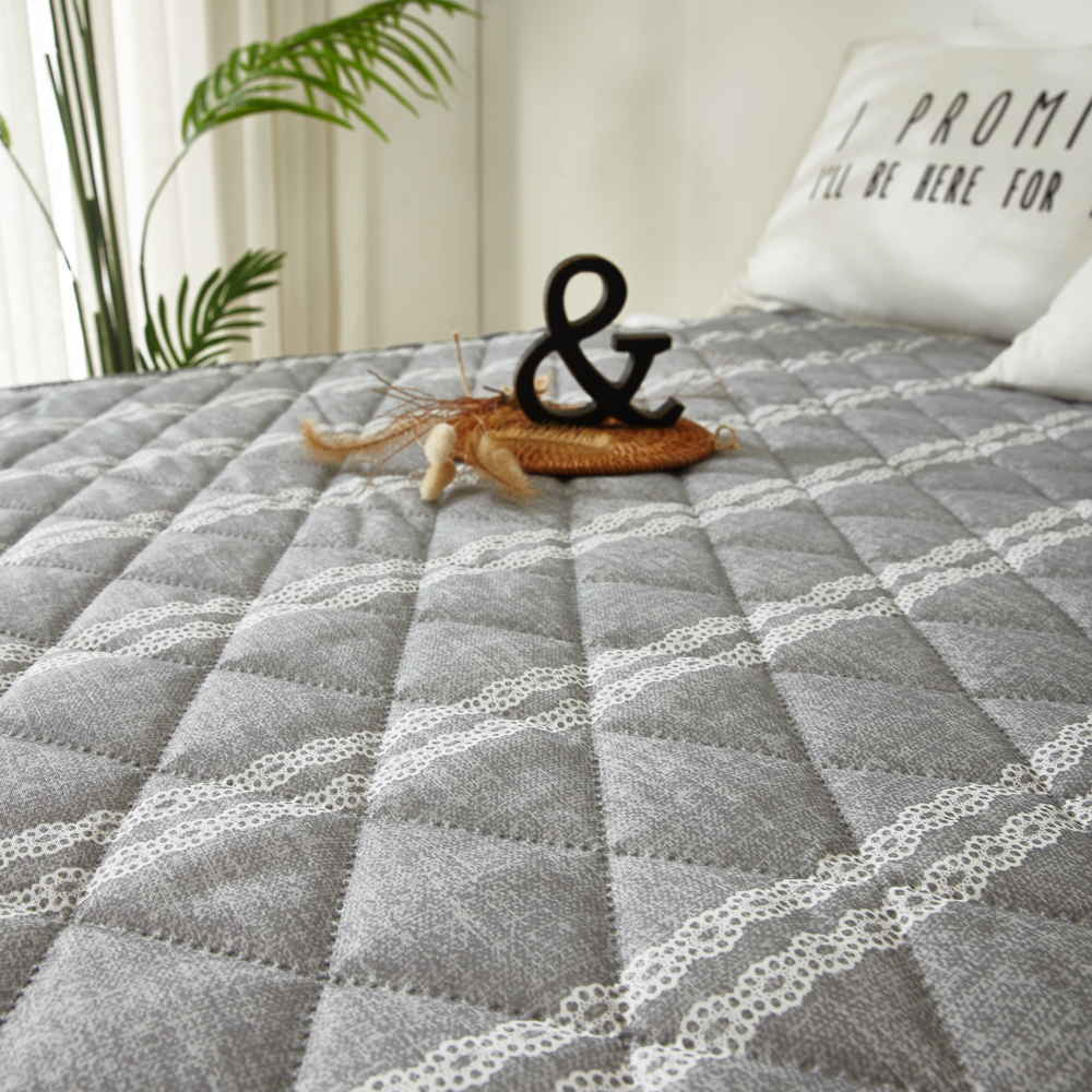 침대 전기장판 2인용 탄소매트 그레이 퀸 분리난방 온열매트