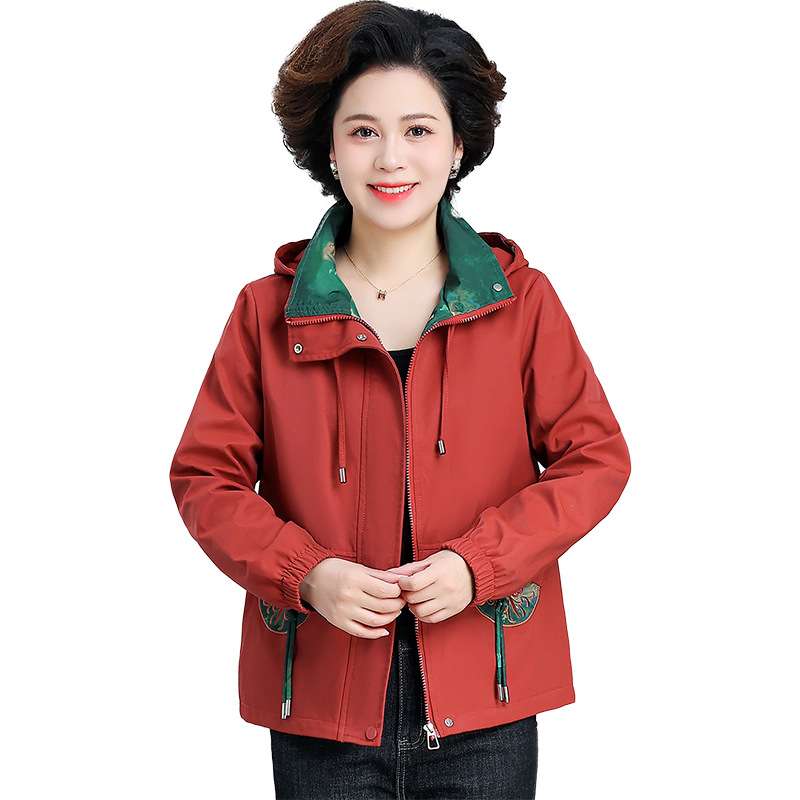 중년여성 간절기 자켓 할머니 70대 80대 잠바 - 상세 이미지 2