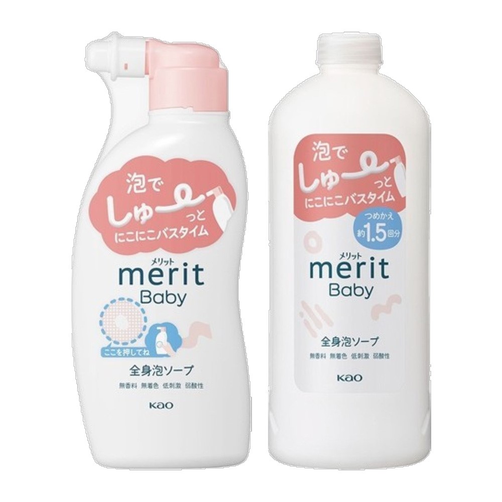 메리트 베이비 거품 바디워시 약산성 무향료 300ml
