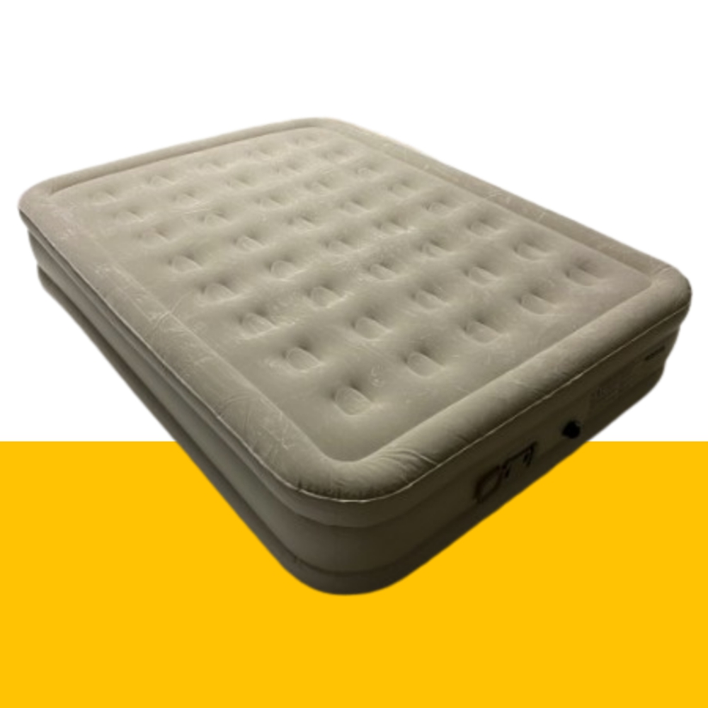 트루버 에어매트 40cm 캠핑 베드 매트 내장식 자동 에어펌프 매트리스 2인용 더블