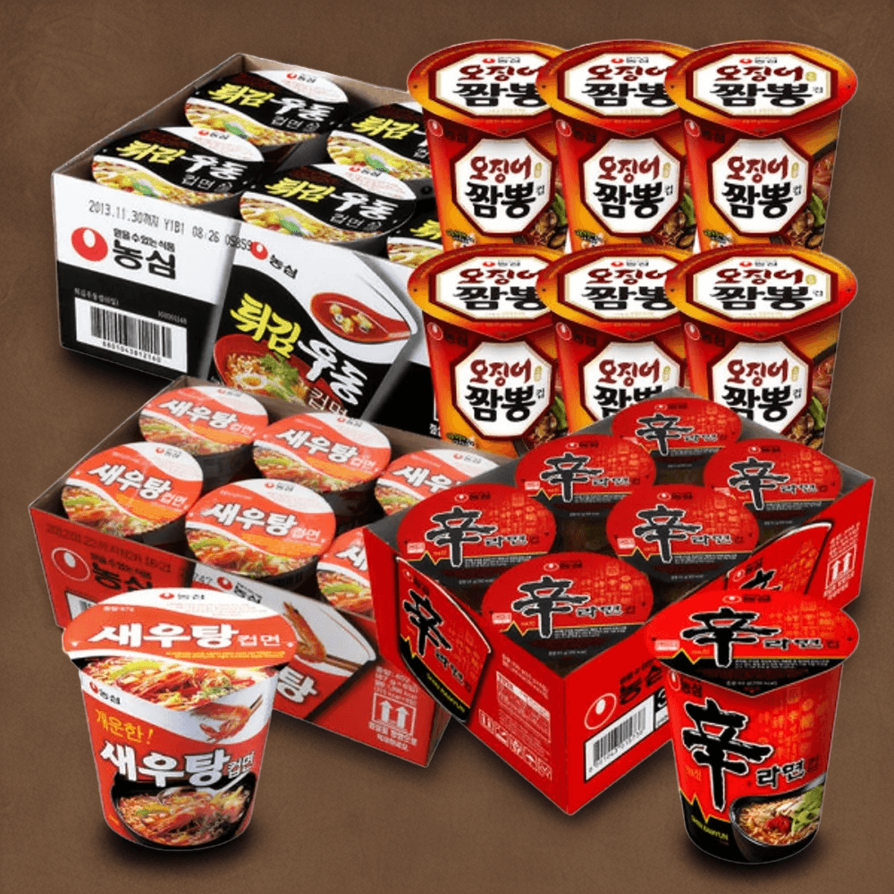 신라면+튀김우동+새우탕+오짬뽕 6입4개(총24개) : 일 상 픽
