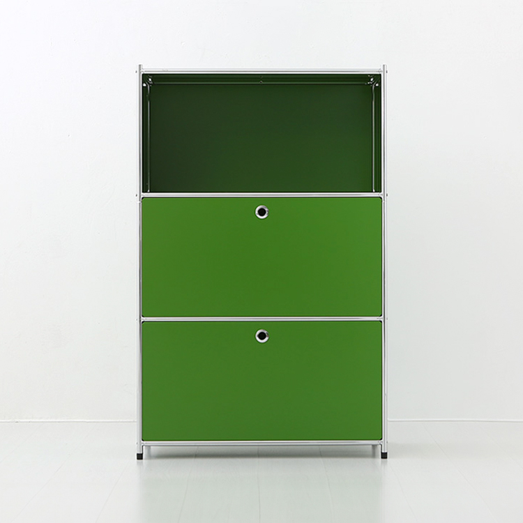 심플리 수납장 BC262 770x400x1200mm, 3단, 그린 8223.2733 - 메인 이미지