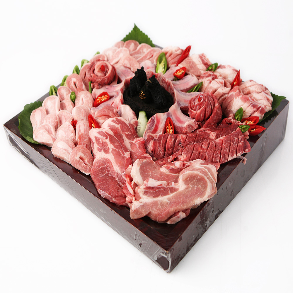 슈퍼POINT 총1.5kg l냉장l 안심밥상 한돈 특수부위 뒷고기 250g x 6팩외