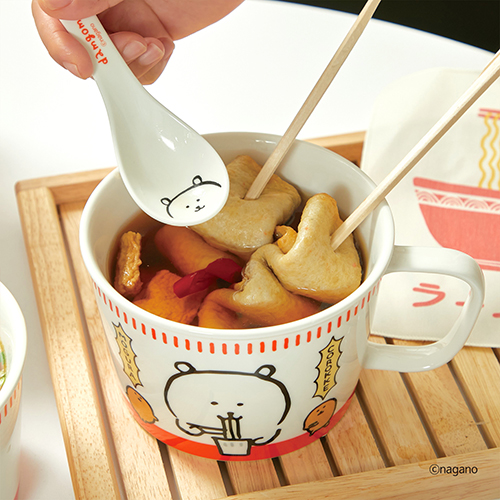 담곰이 면기 세트 스푼 포함 농담곰 라멘 라면 우동 그릇 식기 캐릭터 굿즈 - 상세 이미지 5