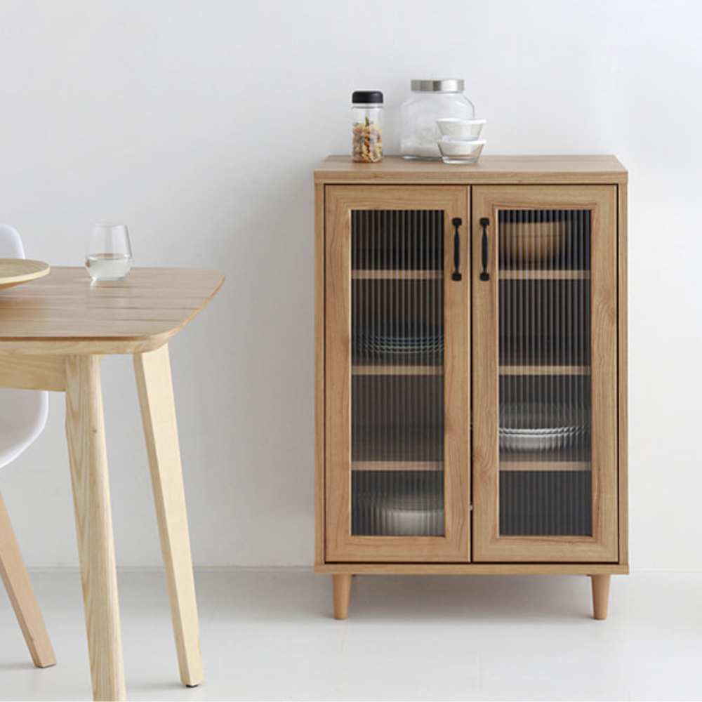 레탄토 2문 수납장 VRM9060G 600x400x900mm, 1단, 캄포어베니어 2930.5398 - 상세 이미지 4