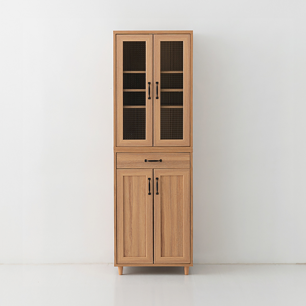 레탄토 높은5문 수납장 SHM18058DR 580x415x1795mm, 3단, 캄포어베니어 6999.1282 - 메인 이미지