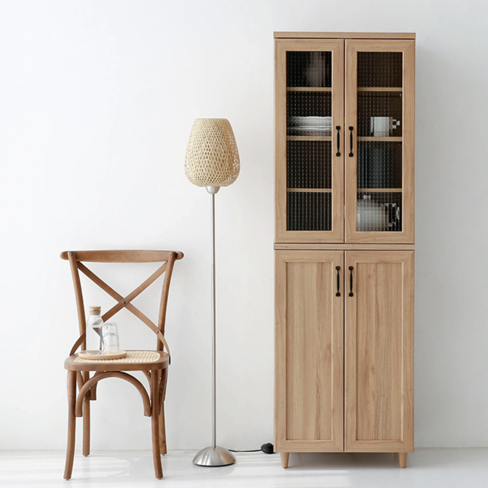 레탄토 높은4문 수납장 SHM18058 580x395x1800mm, 2단, 캄포어베니어 7525.6327 - 상세 이미지 3