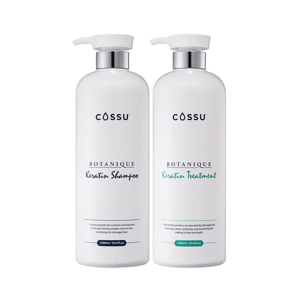 코쉬 보타니끄 케라틴 샴푸 1000ml + 케라틴 트리트먼트 1000ml 2종세트 - 상품 이미지