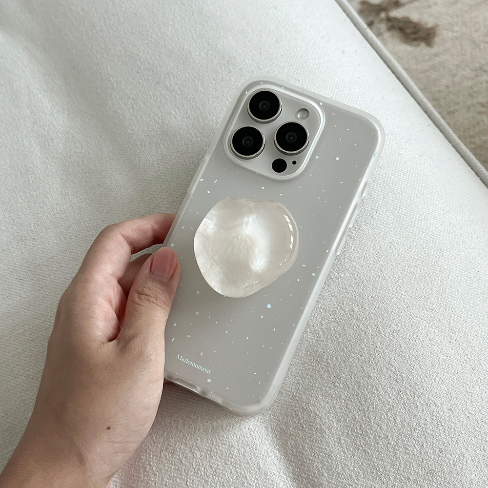 오션팝 아이폰 15 pro 케이스 클리어 반투명 젤리 - 메인 이미지