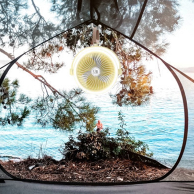 텐트용 선풍기 텐트선풍기 소형 작은 아이방 실링팬