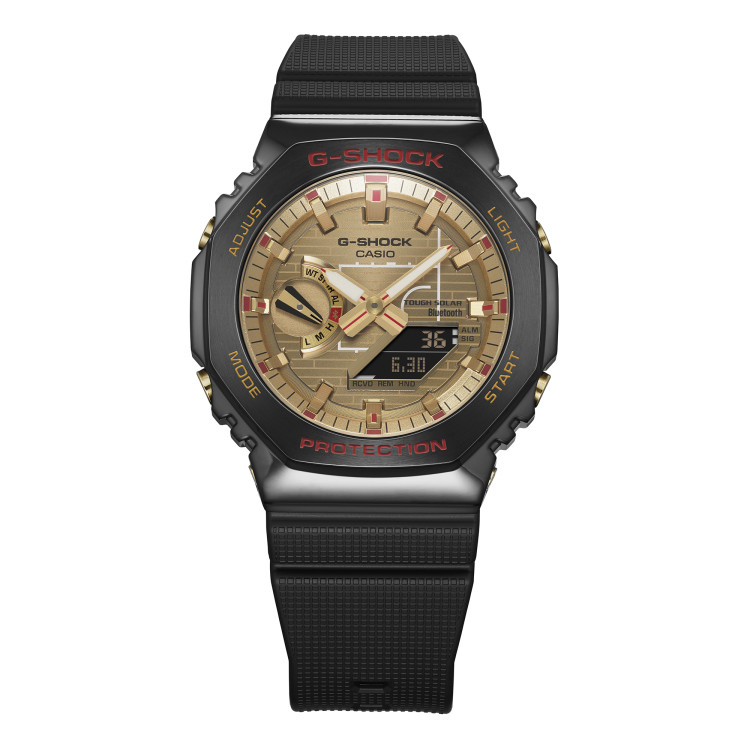 카시오 CASIO 지샥 메탈 블랙 골드 GBM-2100RH-1AJR 남자 캐주얼 손목 시계 - 상세 이미지 2
