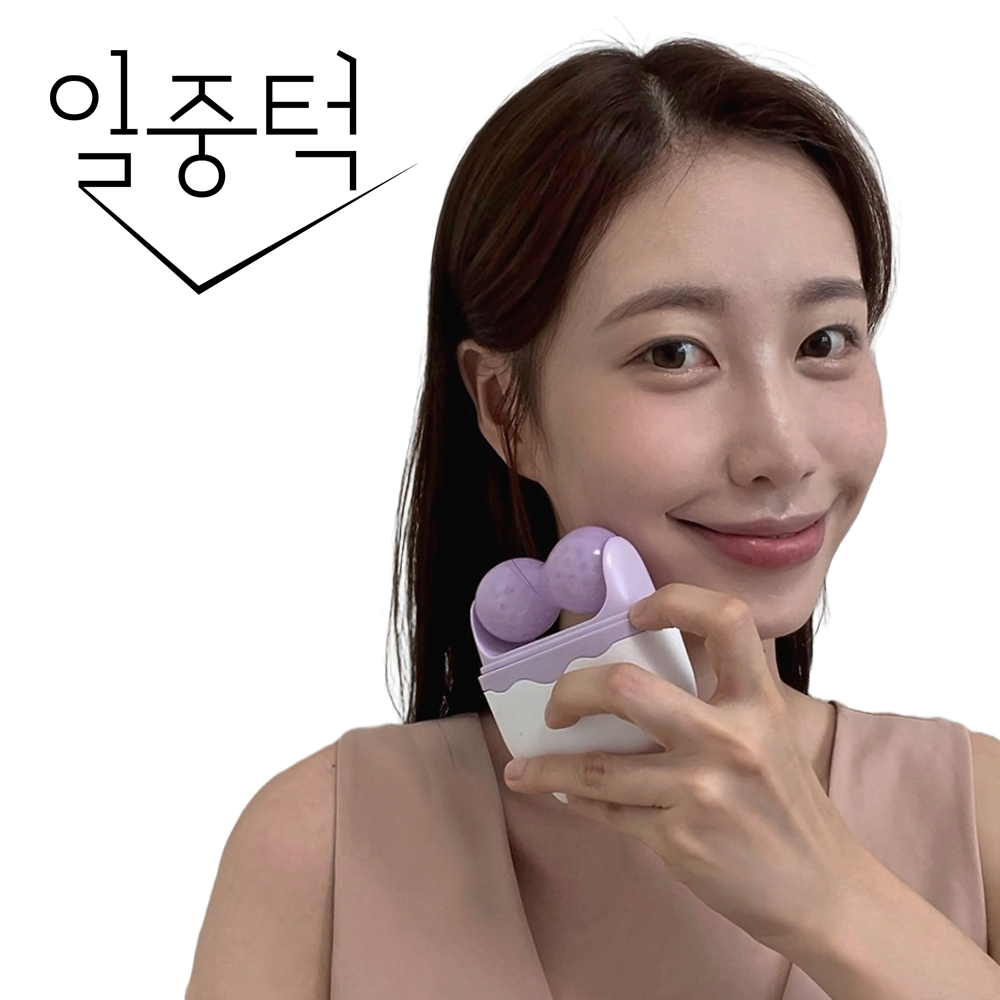 특허청 이중턱 브이라인 턱마사지기 턱살 리프팅밴드 사각턱 기계 얼굴 비대칭 교정 페이스롤러 - 상품 이미지