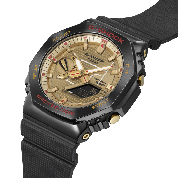카시오 CASIO 지샥 메탈 블랙 골드 GBM-2100RH-1AJR 남자 캐주얼 손목 시계 - 상세 이미지 5