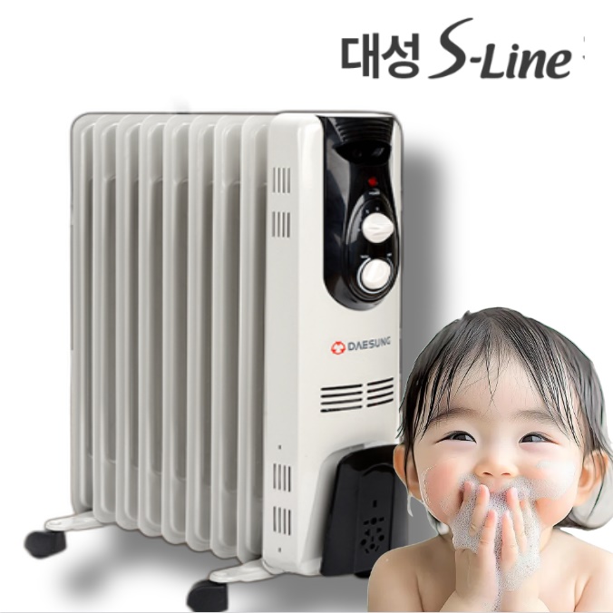대성 화장실 동파방지 욕실 전기 방열기 화장실 방열기 5핀