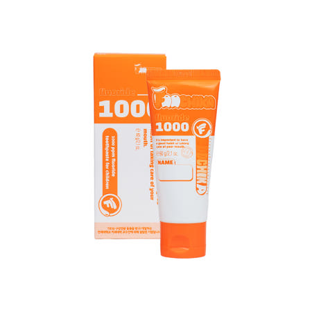 티드 푸치카 에프1000 불소 1000ppm 어린이치약 60g 아기 유아용 6~36개월
