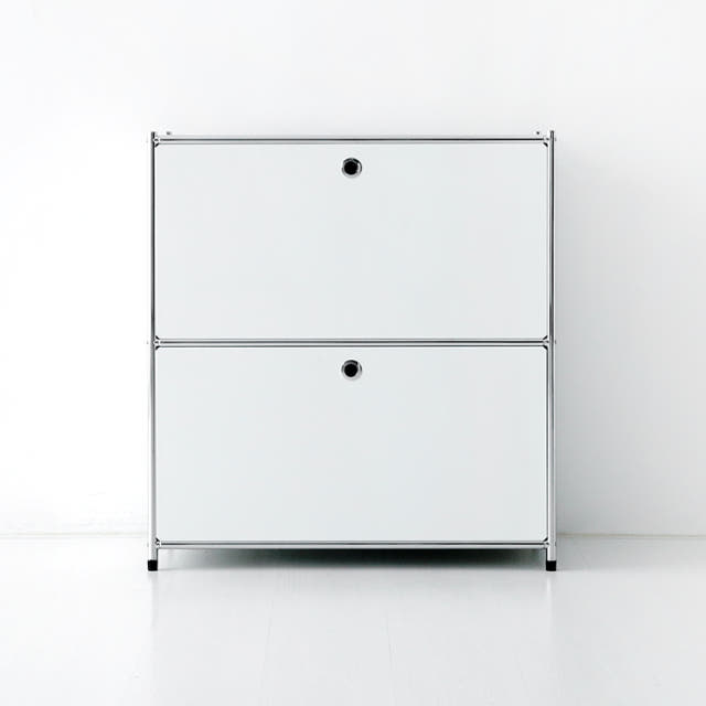 모듈가구 심플리 2단 수납장 BC016 77x40x82, 2단, 화이트