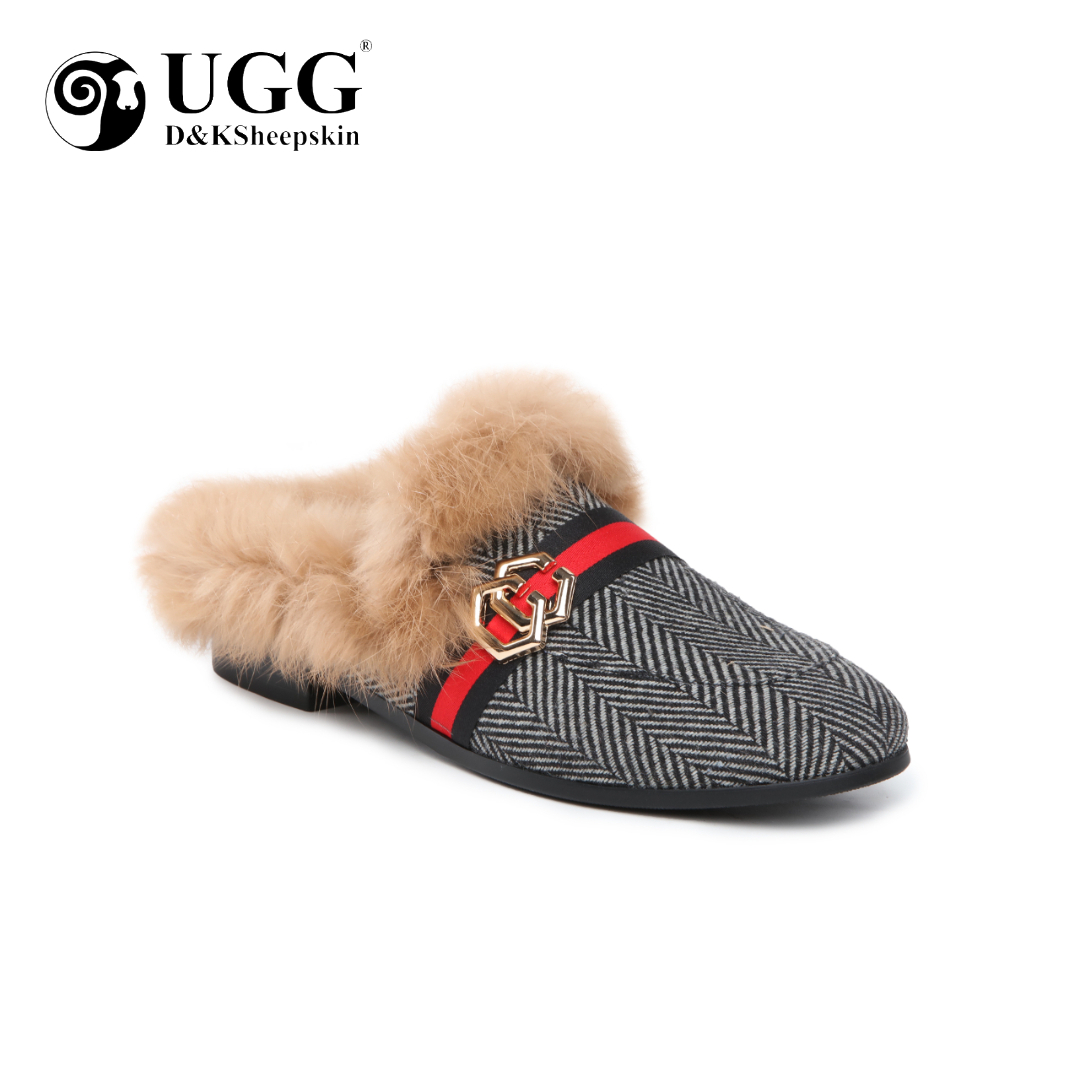 호주 DK어그 줄스 여성 방한 양털 디케이 어그 그레이 뮬 DK232