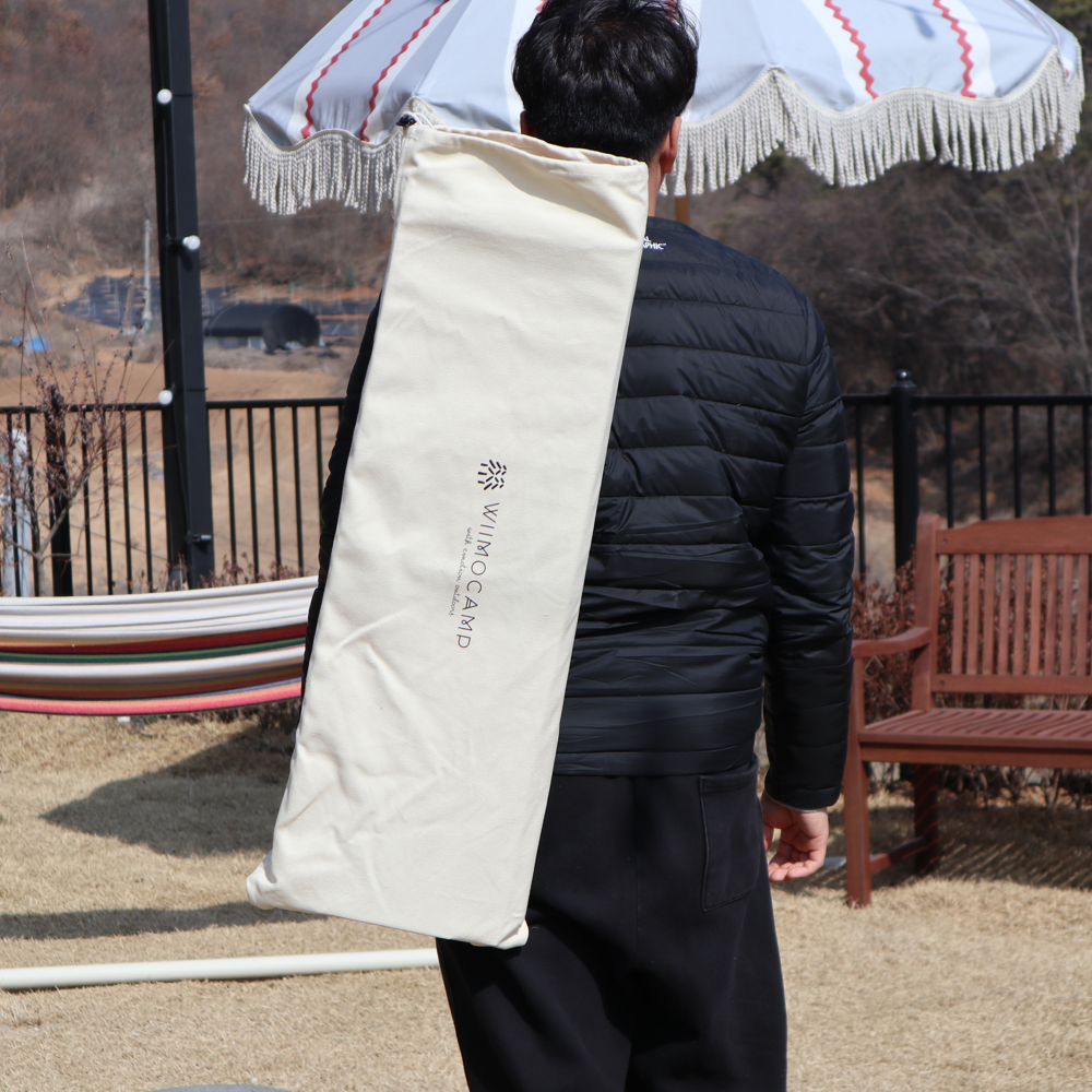 위모캠 인디언 행어 캠핑 2단 선반 우드 수납 쉘프 거치대 랜턴 휴지 키친타올 걸이