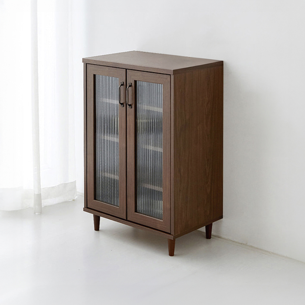 레탄토 2문 수납장 VRM9060G 600x400x900mm, 1단, 브라운월넛베니어 9757.4633 - 상세 이미지 2