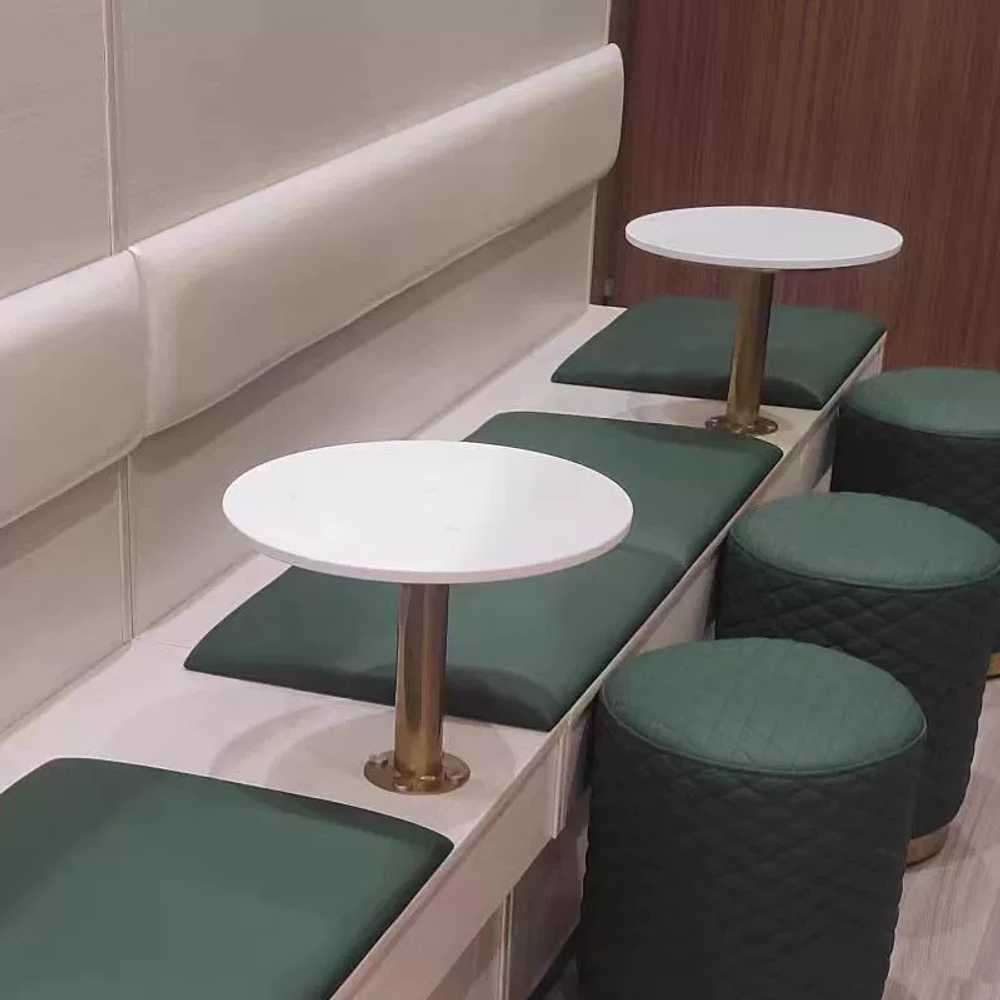 벽부착 탁자 티테이블 카페 인테리어 원형 벽고정 35x45 - 상세 이미지 3