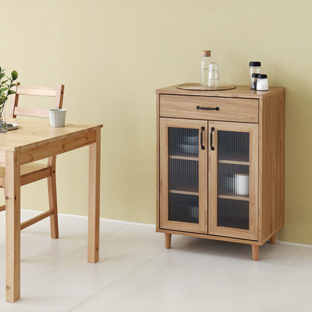 레탄토 서랍문 수납장 CHM9060 600x400x900mm, 2단, 캄포어베니어 5747.6427 - 상세 이미지 5