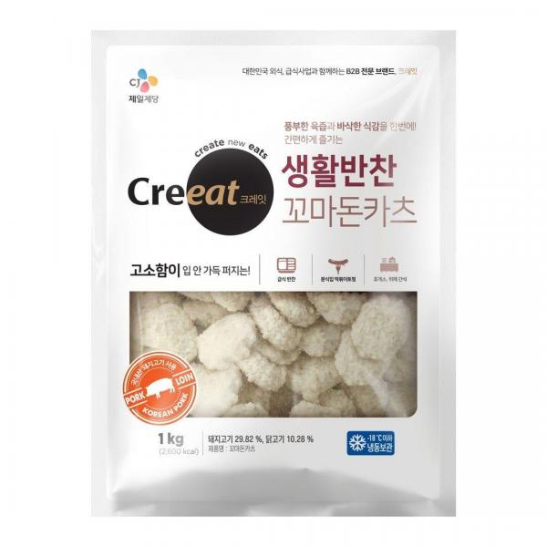 크레잇 꼬마돈카츠 1KG CJ 제일제당 먹거리 반찬 : 패션리더