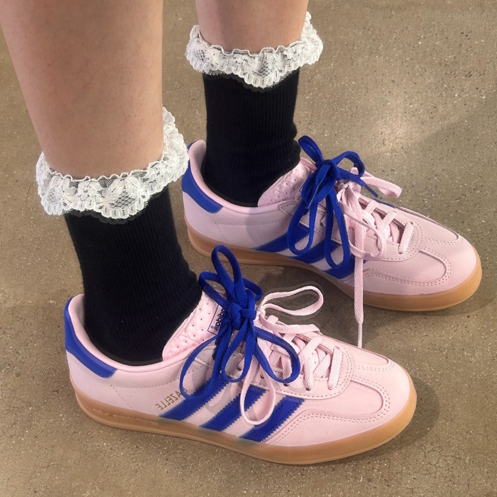 아디다스 가젤 인도어 클리어 핑크 우먼스