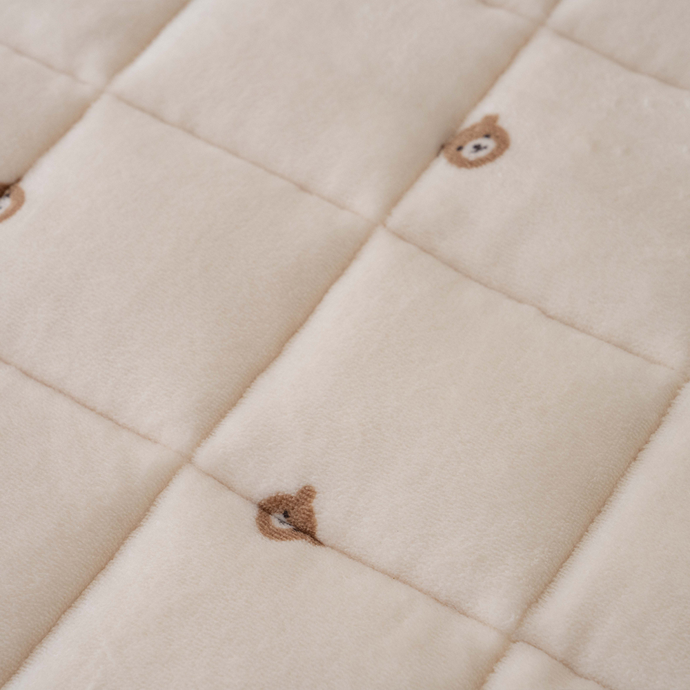 극세사패드 3mm 어린이 두툼한 겨울 SS Q 논슬립 침대패드