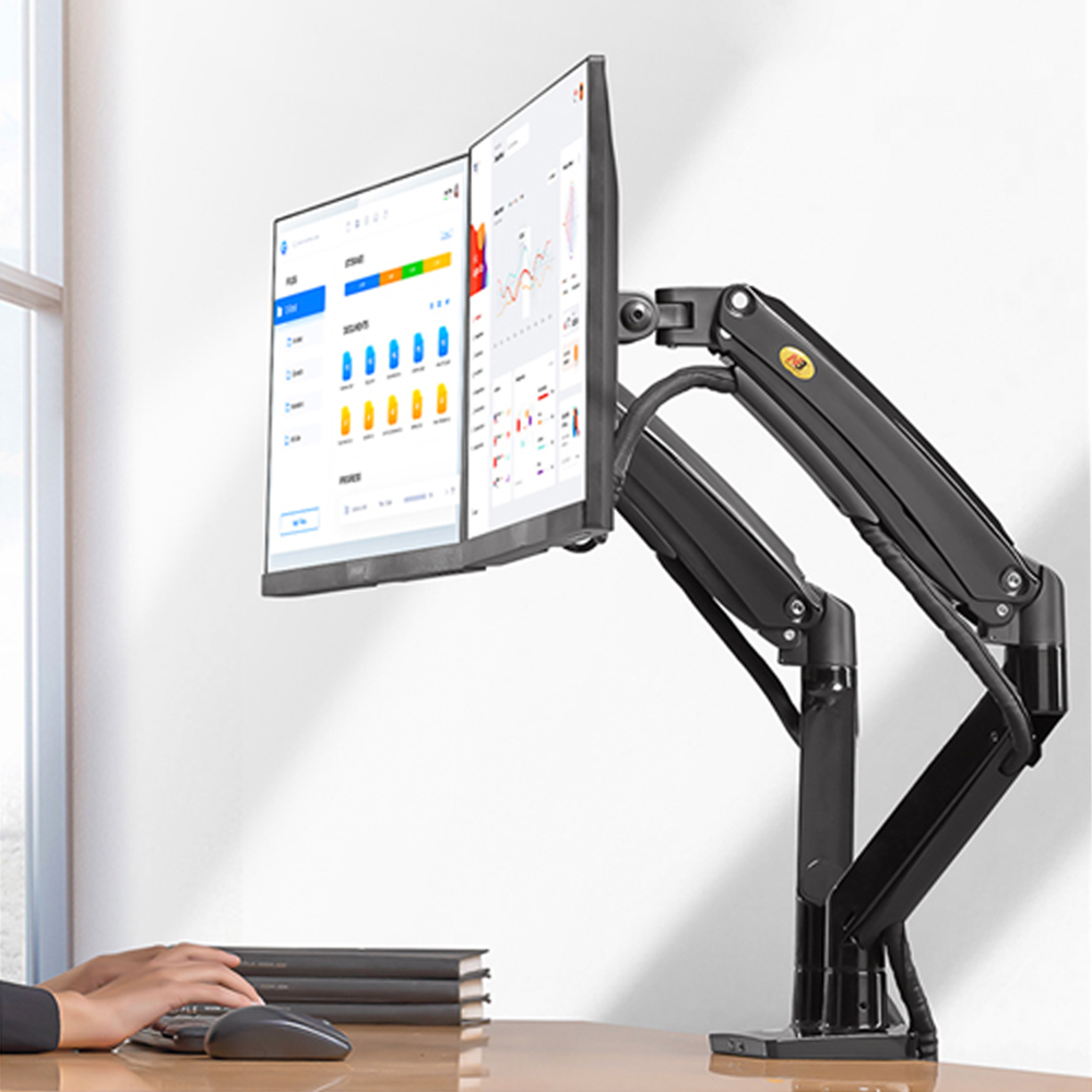 노스바유 NB F195A 고중량 듀얼 모니터암 거치대 - 상세 이미지 3