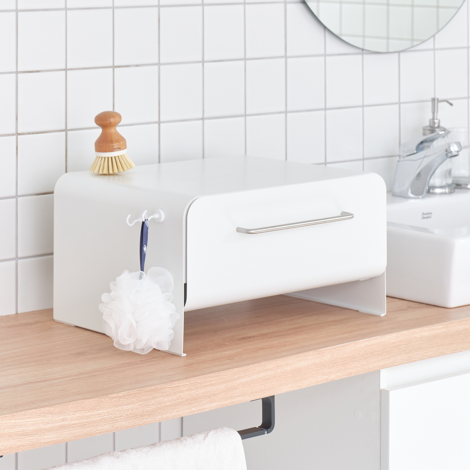 코드리빙 클린업스토리지 식탁정리함 싱크대서랍 좁은주방 양념통 주방슬라이딩수납함 3C5M - 상세 이미지 4