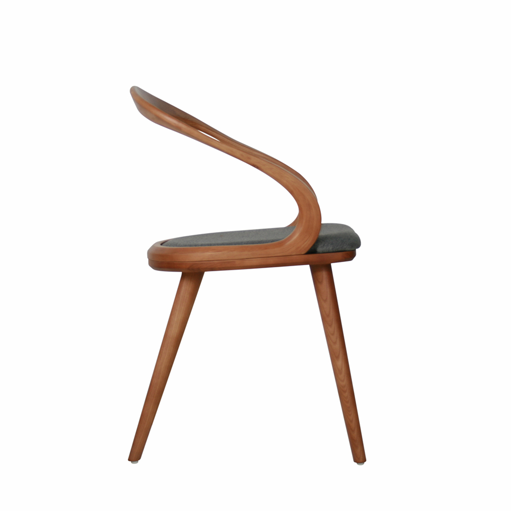 [우드/식탁용] 스탠다드 Y3-53 원목 패브릭 체어 -Walnut+Darkgray