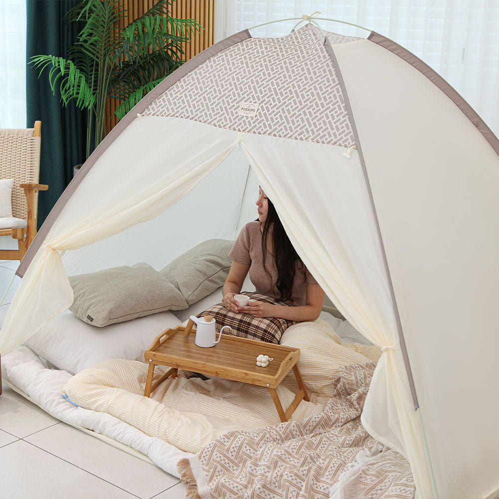 빈슨메시프 난방텐트 설치 사진