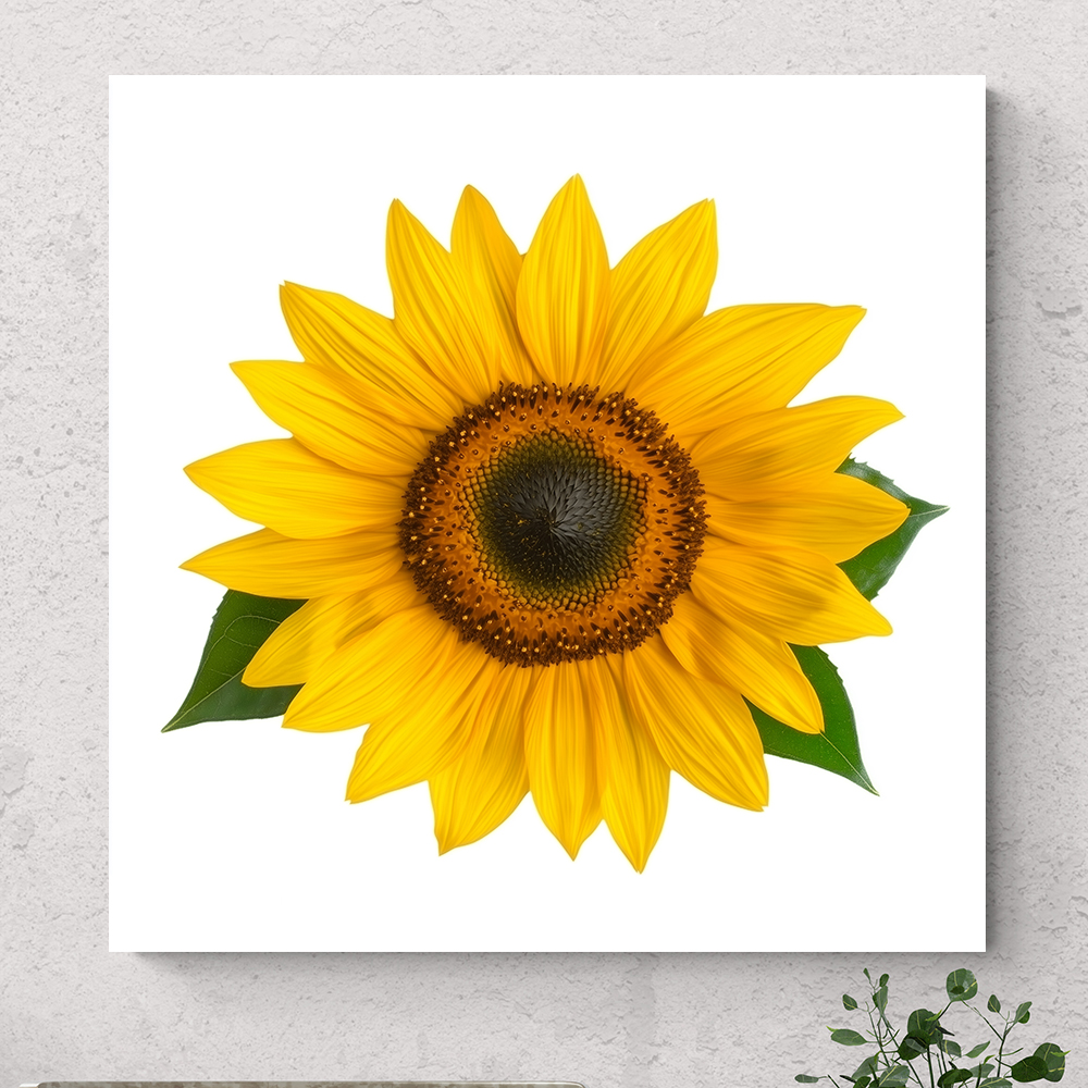 황금빛 해바라기 80x80cm 캔버스액자 - 상세 이미지 4
