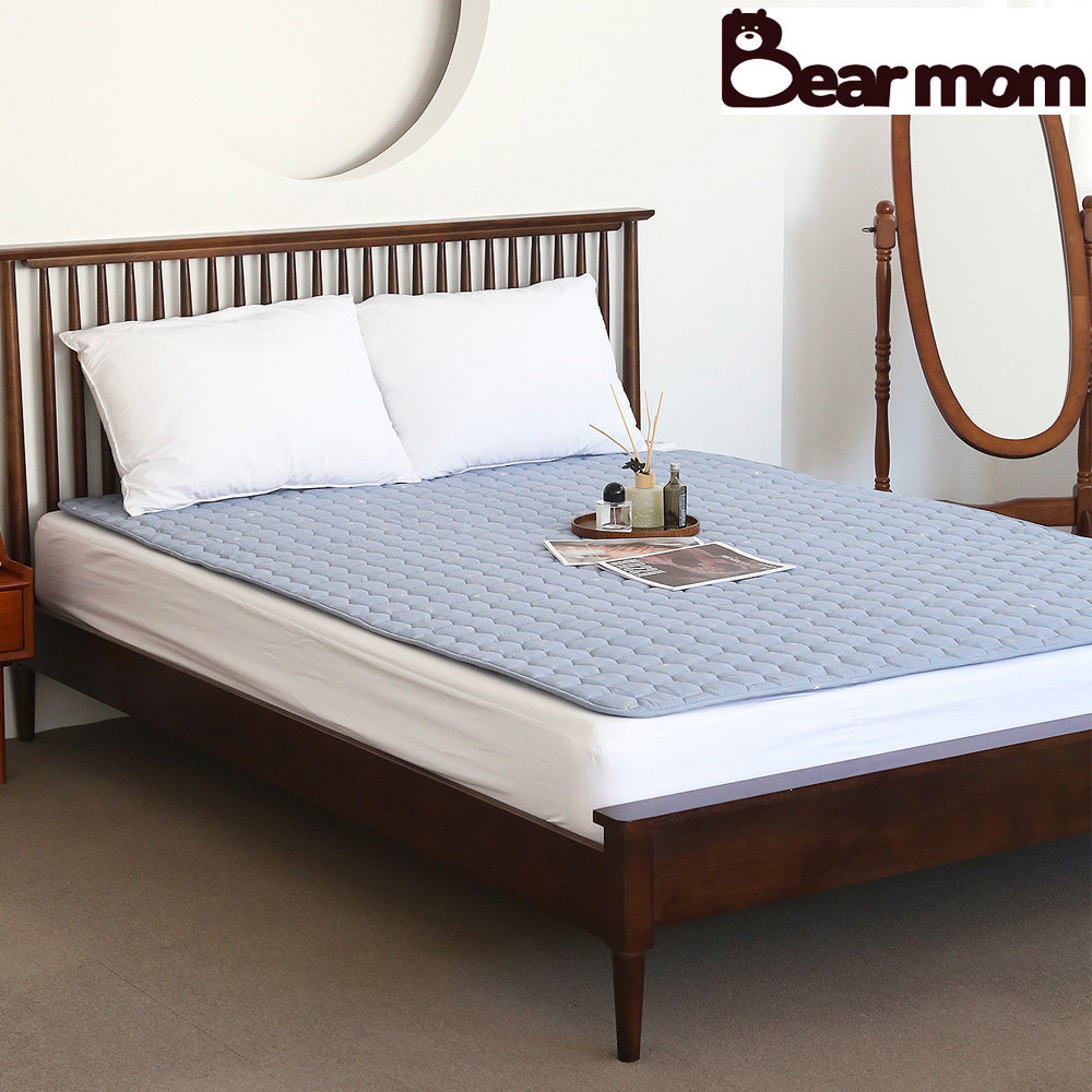 베어맘 양면사용 카본 탄소 매트 그래핀 무자계 전기매트 전기요 전기장판 싱글 1인용 침대용 바닥용 한일온열기 제조